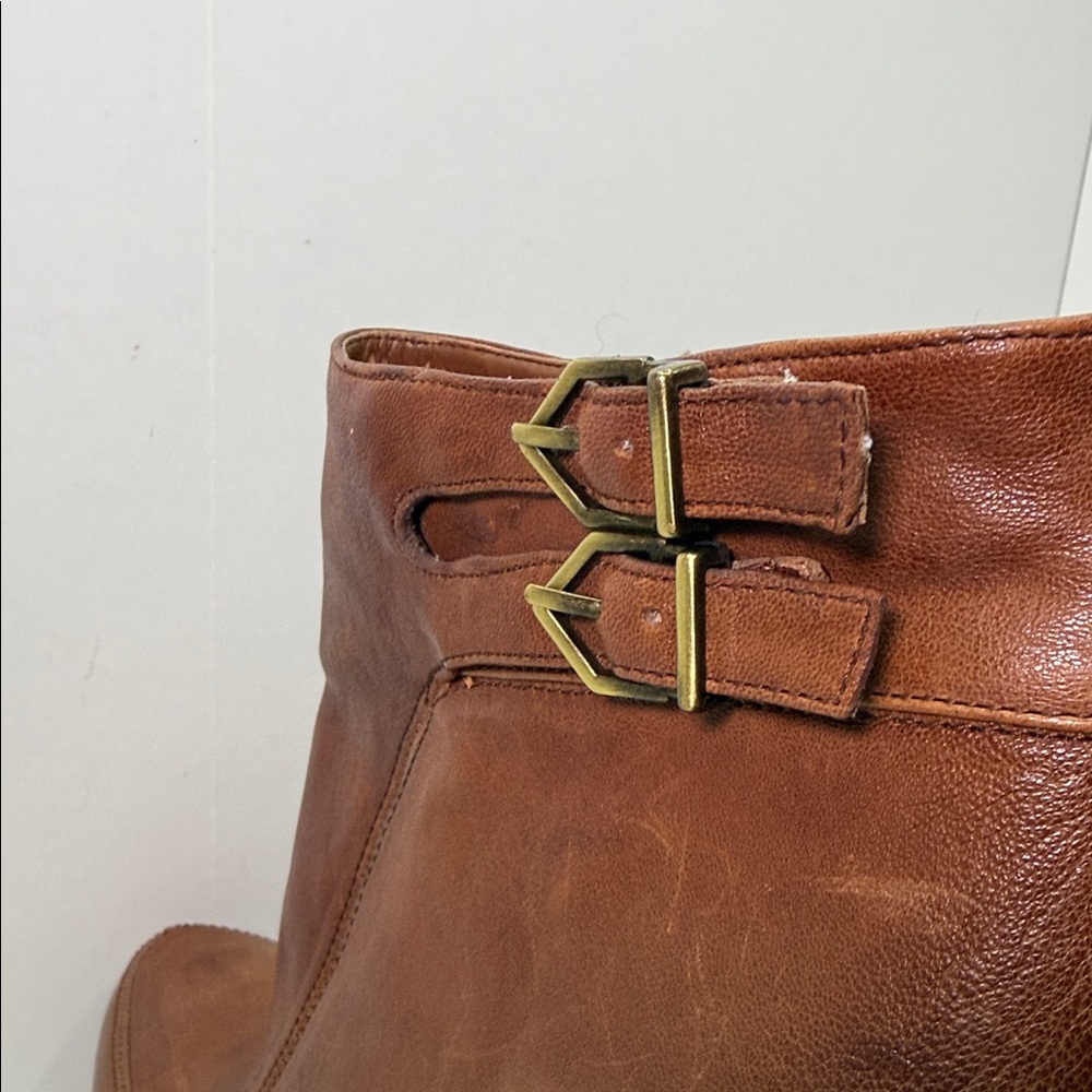 Sam Edelman Brown Leather Ankle Boots size 9.5 - Picture 9 of 13
